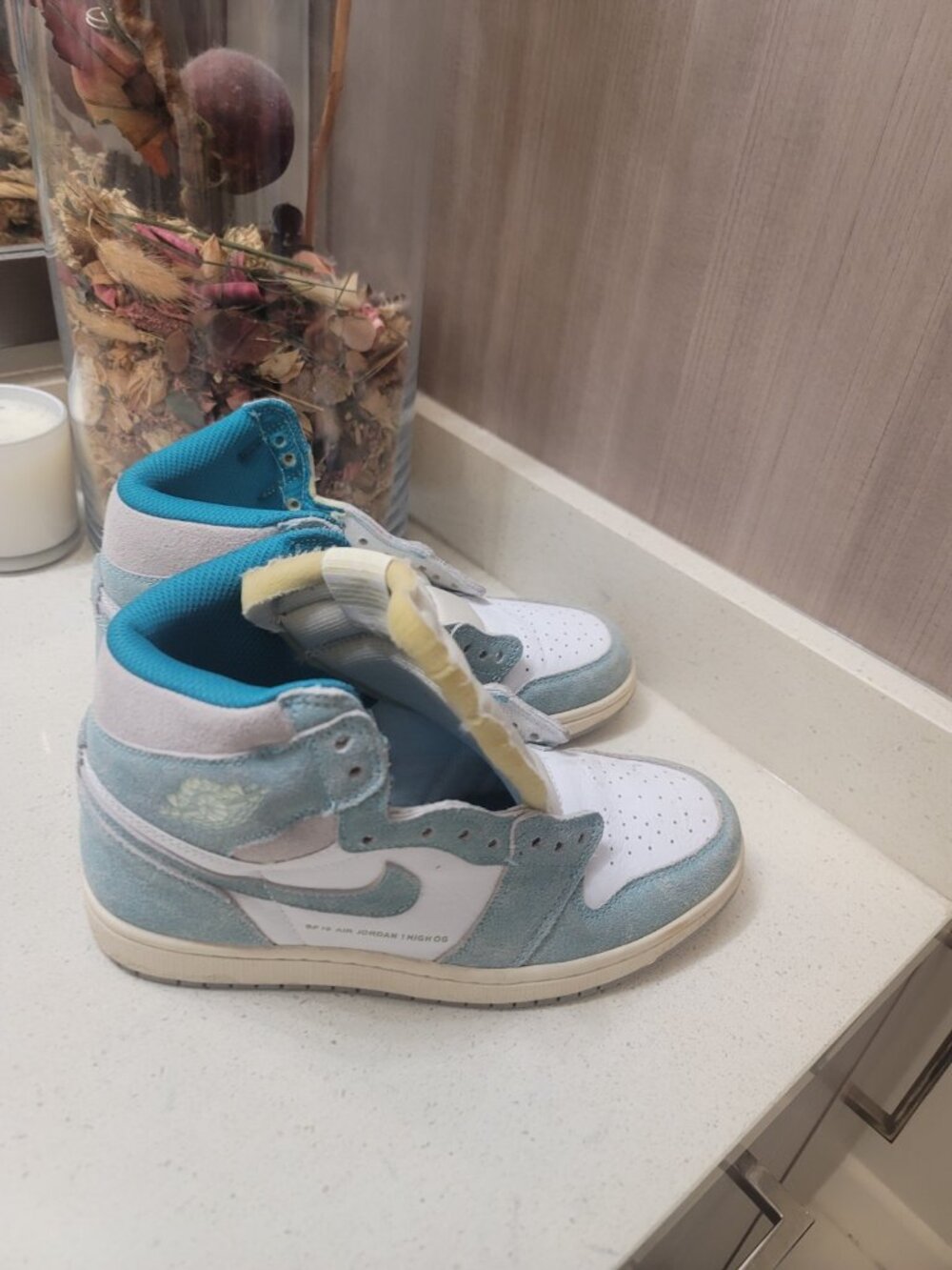 Air Jordan 1 Retro High Turbo Green (GS) Sz 7.5 W/out Insoles Multicolor - Picture 5 of 10
